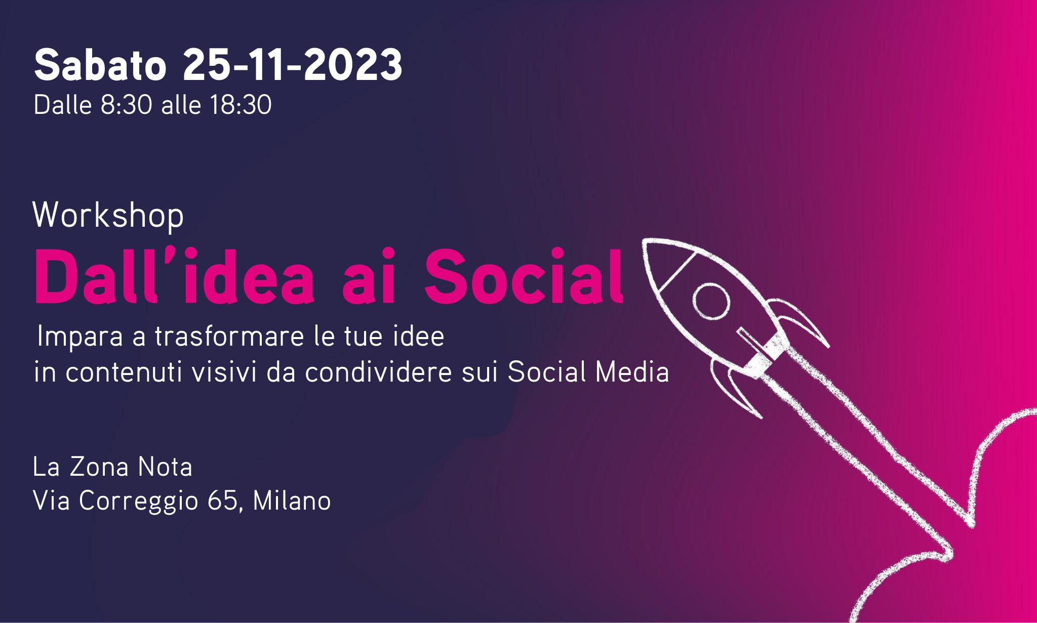 Dall'idea ai Social - Workshop video con smartphone e canva