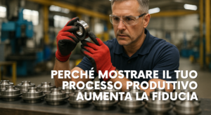 Dietro le quinte processo produttivo manifatturiero